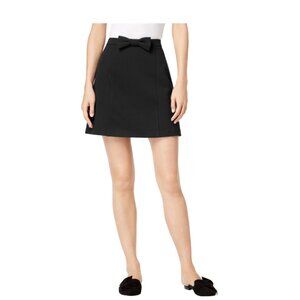 EUC Maison Jules Bowtie Black Mini Skirt, Size medium